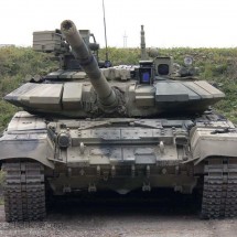 The tanks in action — 9