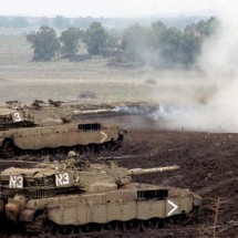 The tanks in action — 13