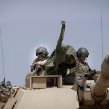 The tanks in action — 26