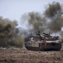 The tanks in action — 27