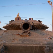 The tanks in action — 28