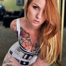 Girls with tattoos — 12
