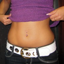 Girls with belly button rings — 37