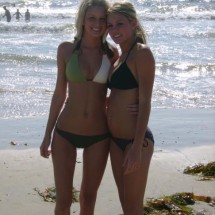 Girls from the beach for farewell summer — 47