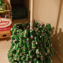How to make a Christmas tree with beer cans? — 6