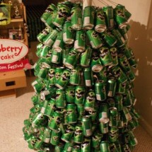 How to make a Christmas tree with beer cans? — 8