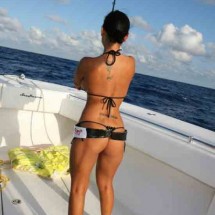 Girls fishing in bikini — 15