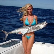 Girls fishing in bikini — 20