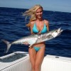 Girls fishing in bikini — 20