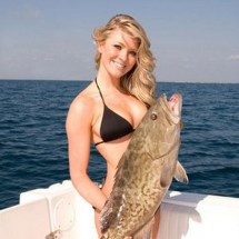 Girls fishing in bikini — 23