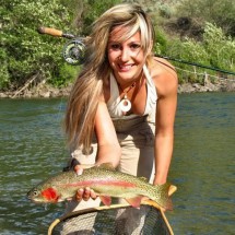 Girls fishing in bikini — 30
