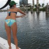 Girls fishing in bikini — 34