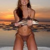 Girls fishing in bikini — 35