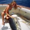 Girls fishing in bikini — 37