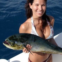 Girls fishing in bikini — 3