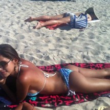 Photos of girls from holiday on beach — 13