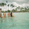 Photos of girls from holiday on beach — 17