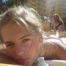 Photos of girls from holiday on beach — 22