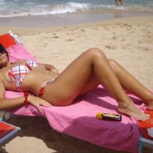 Photos of girls from holiday on beach — 5