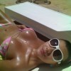Photos of girls from holiday on beach — 7